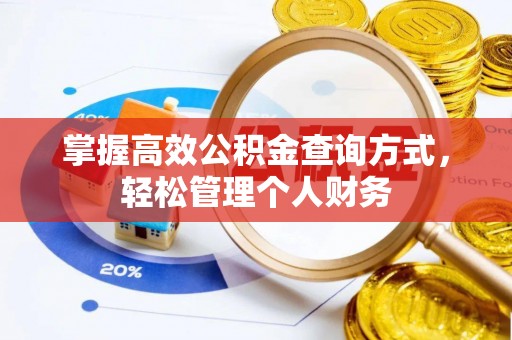 新房掌握高效公积金查询方式，轻松管理个人财务