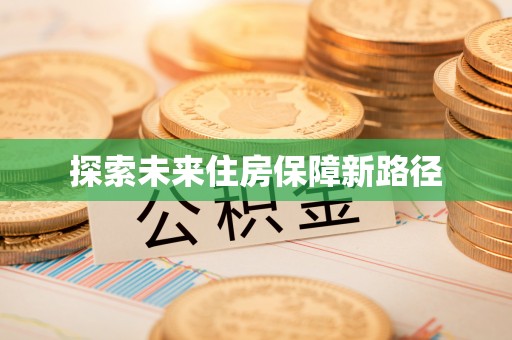 新房探索未来住房保障新路径