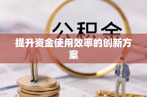 新房提升资金使用效率的创新方案