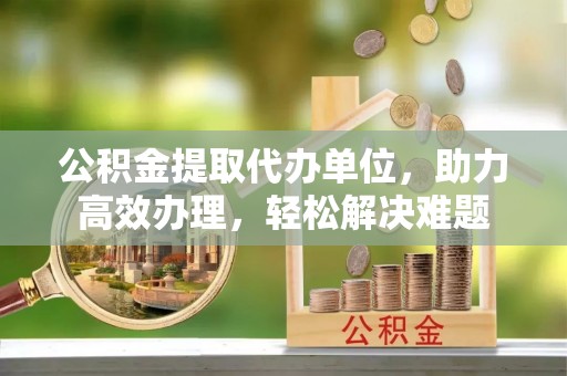 新房公积金提取代办单位，助力高效办理，轻松解决难题