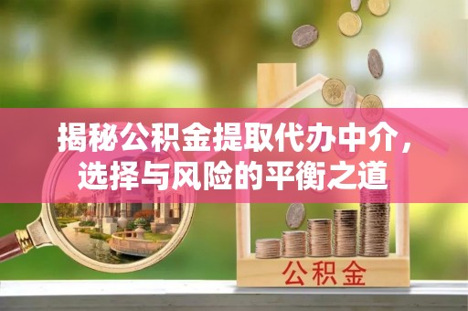 新房揭秘公积金提取代办中介，选择与风险的平衡之道