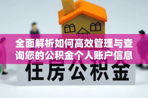 新房全面解析如何高效管理与查询您的公积金个人账户信息